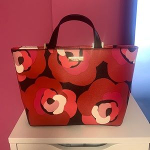 Kate Spade Rose Leather Purse